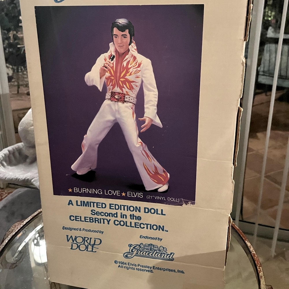 Elvis Presley Limited Edition Doll in Original Box